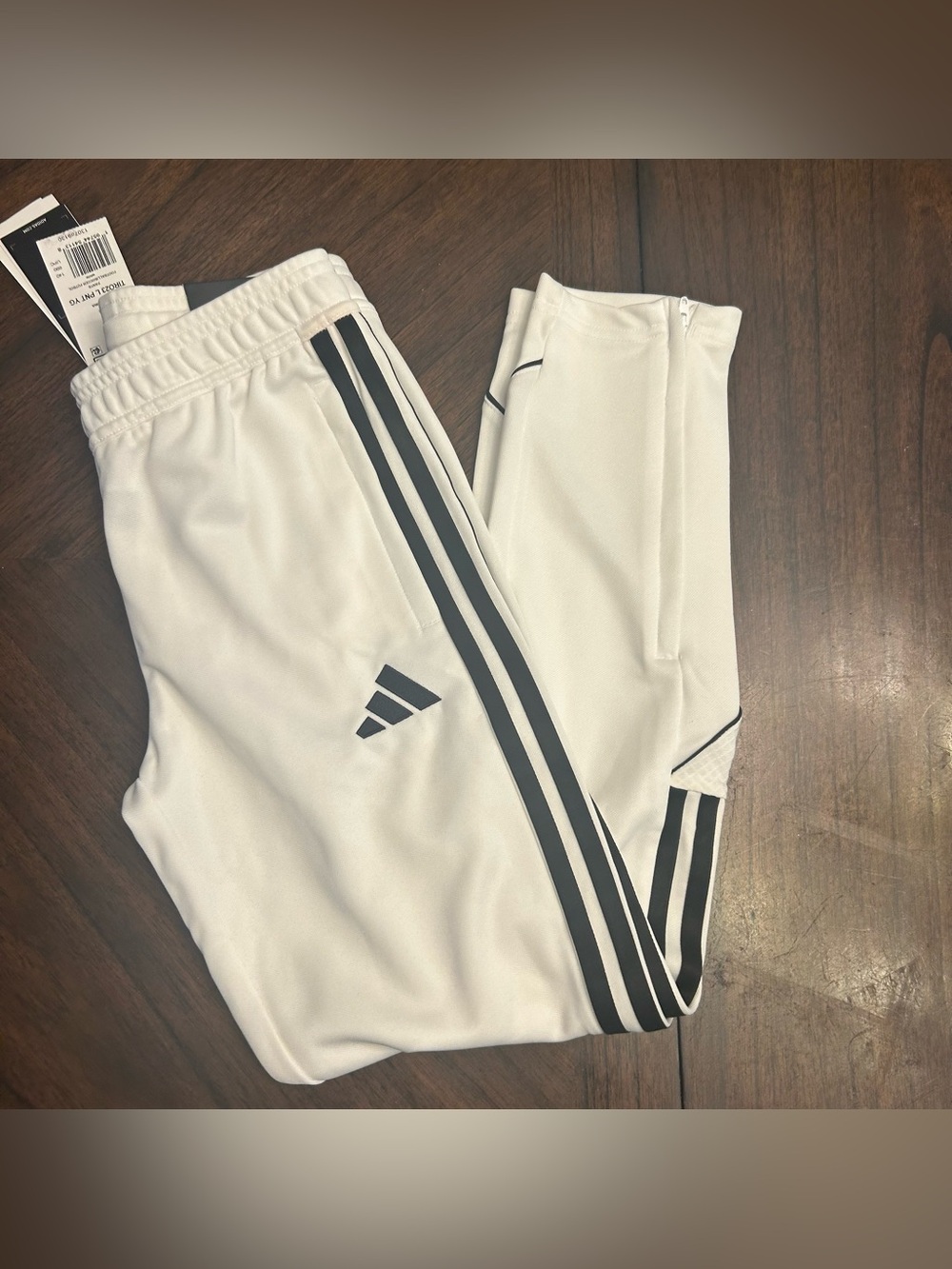 adidas Girl's Tiro 23 League Pants, White, Small